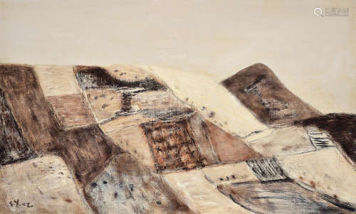 尚扬（B.1942） 2002年作 E地风景之23 布面油画