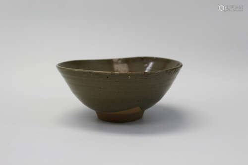 Antique Chinese Celadon Glazed Pottery Bowl.