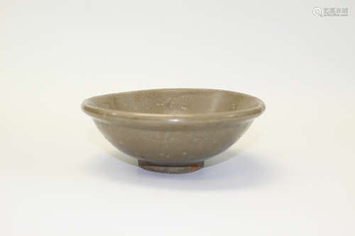 Antique Chinese Celadon Glazed Pottery Bowl.