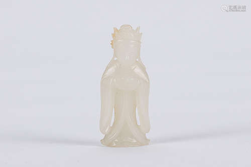 Chinese carved jade figure Ming Dynasty.