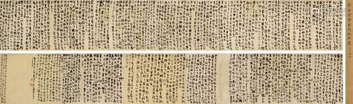 金农（1687～1763） 冬心先生随笔 手卷 纸本