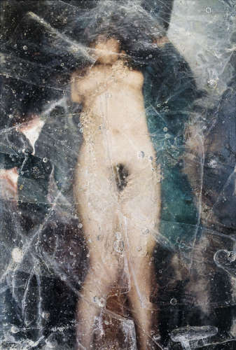 石冲 2008年作 景中人之三 布面油画