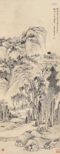 黄钺（1750～1841） 1790年作 春山幽居图 立轴 纸本