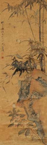 王雪涛（1903～1982） 拟王三泉笔意 立轴 纸本