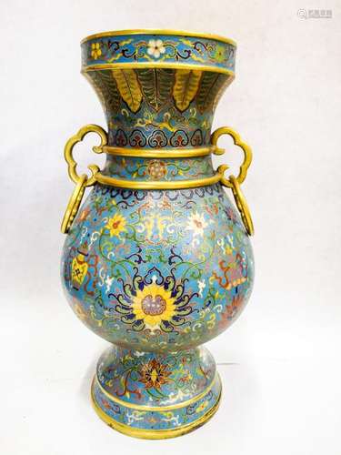 A Fine Cloisonne Enamel Vase