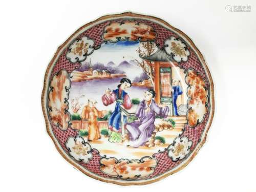 Two Small 18th Century 'Figure' Dishes
