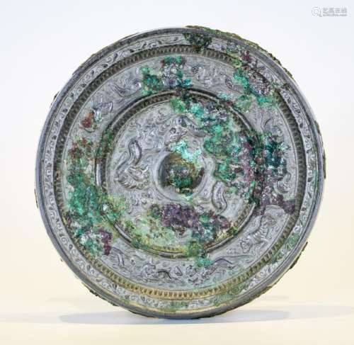 A Tang Period Bronze Mirror