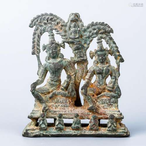 An Indian Pala Style Bronze Figure Of Bodhisattva