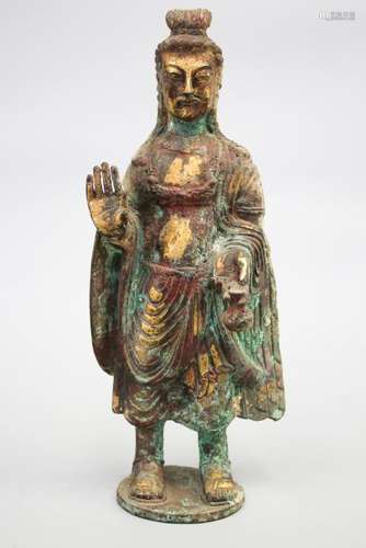 A Fine Gilt Bronze Figure Of Buddha