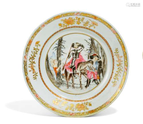 PLATE WITH DON QUIXOTE.