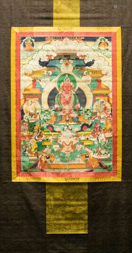 Sino-Tibetan thangka.