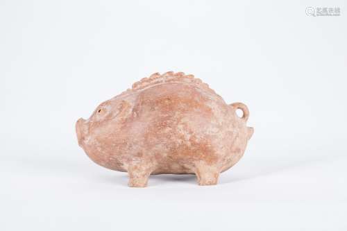Chinese pottery pig.