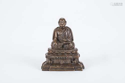 Chinese gilt bronze Buddha statue