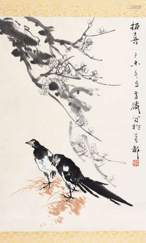 王雪涛（1903～1982） 1979年作 报喜 立轴 设色纸本