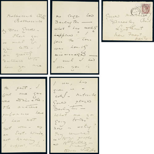 “英国最伟大作家”奥斯卡·王尔德（Oscar Wilde）谈及《温德米尔夫人的扇子》的亲笔信