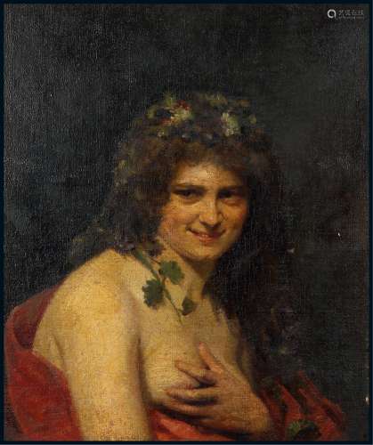 费尔南德·柯罗蒙 油画《波西米亚女人》