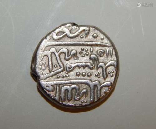 Deux monnaies de six Shahi en argent de 1151, Afsh...