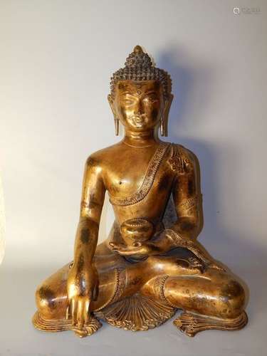 Statuette de Bouddha de la médecine « Sangye Menla...