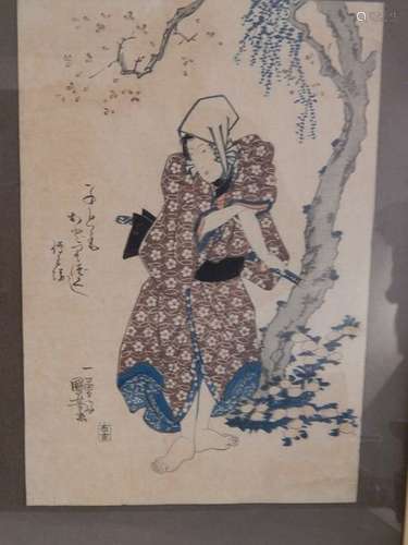 Kuniyoshi. Oban tate e, l’acteur BANDO SHUKA 1er d...