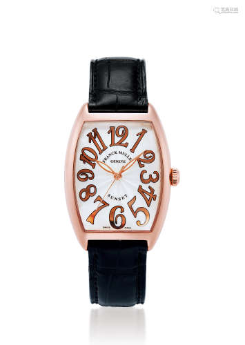 约2006年制 法兰克穆勒 SUNSET系列 18K玫瑰金 女款自动上弦腕表