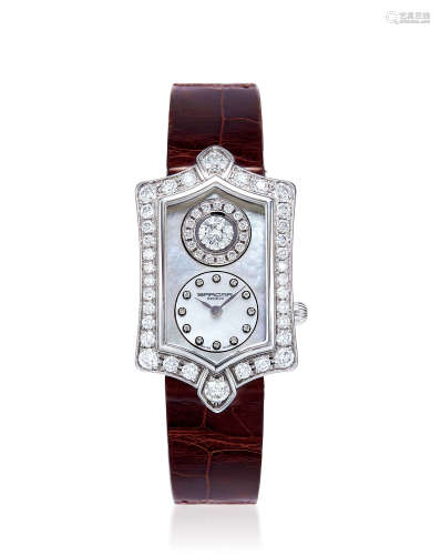 约2008年制 豪门世家 18K白金 女款自动上弦镶钻腕表