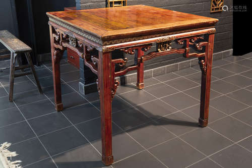 antique Chinese Qing period table