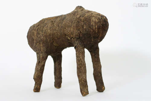 African zoömorphic “Boli” sculpture of the ‘Bamana’ in Mali – in a mixture of several offering materials