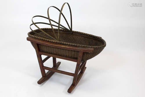 antique Chinese cradle