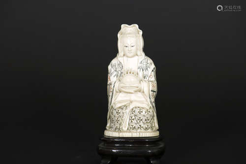 old Chinese ‘Buddha’ sculpture in ivory