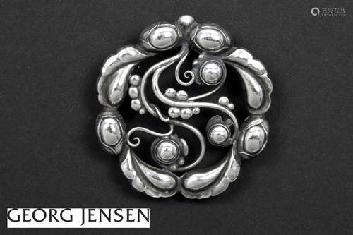 ”G. Jensen” brooch in marked silver with design number 159 (dd 1914)