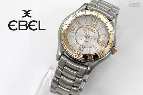 completely original automatatic “Ebel Classic” ladies’ wristwatch in steel – marked