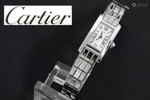 completely original “Cartier” ladies’ wristwatch white gold (18 carat) – marked and with reference ‘2544’