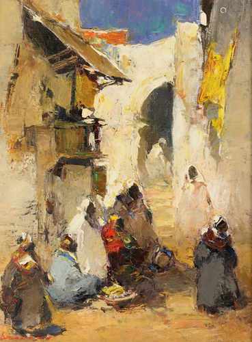 Gerard Pieter Adolfs (1898-1968) 'Kasbah, Maroc', signed l.l., signed, titled and numbered 736