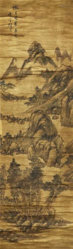 顾沄(1835-1896) 仿王司农笔意图 笺本设色 立轴
