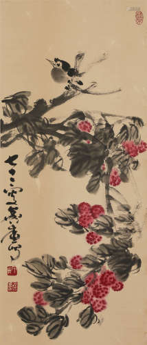 许麟庐（1916-2011） 大利图 纸本设色 立轴