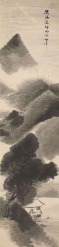 袁培基（1870-1943） 山水 纸本水墨 立轴