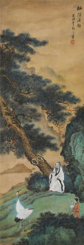 季观之(1915-1997) 山水 绢本设色 镜心