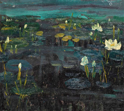 林风眠（1900～1991） 荷花 镜心 油画