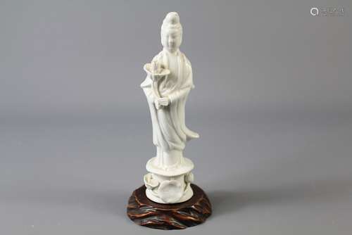 A 19th Century Chinese Blanc de Chine Figurine