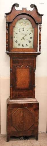 A 19th Century Oak Long Case Clock