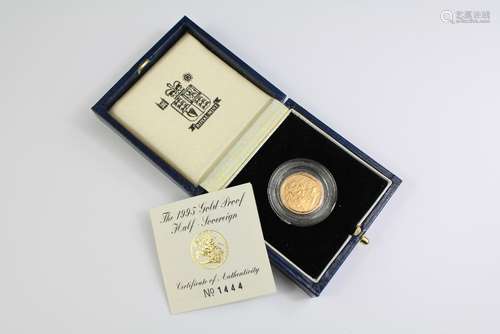 A Gold Proof Half Sovereign