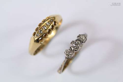 Two Antqiue Diamond Rings