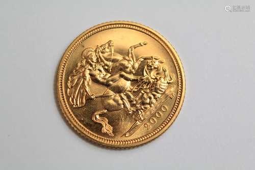 A Gold Half Sovereign