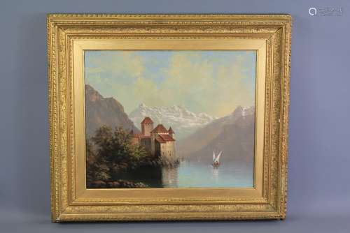 Swiss School Oil on Canvas