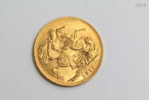 An Edward V Full Gold Sovereign