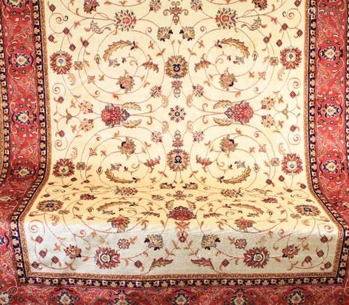 A Keshan-Style Silk Effect Carpet