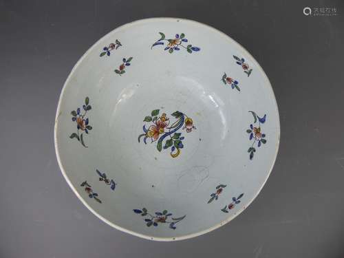 An 18th Century French Faience Bowl