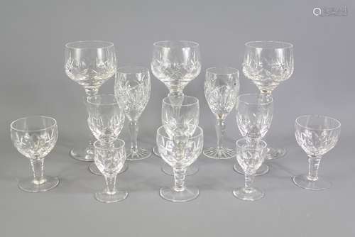 A Collection of Stuart Cut Crystal Glasses