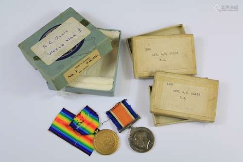 Great War and Victory Medal Group