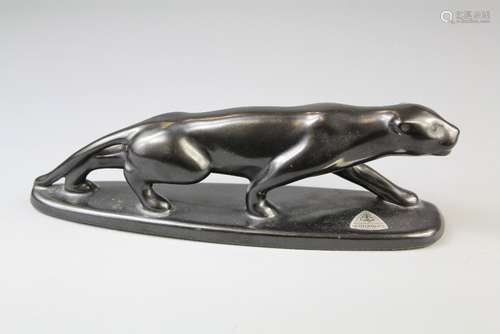 Circa 1950's Villeroy & Boch Septfontaines Black Panther